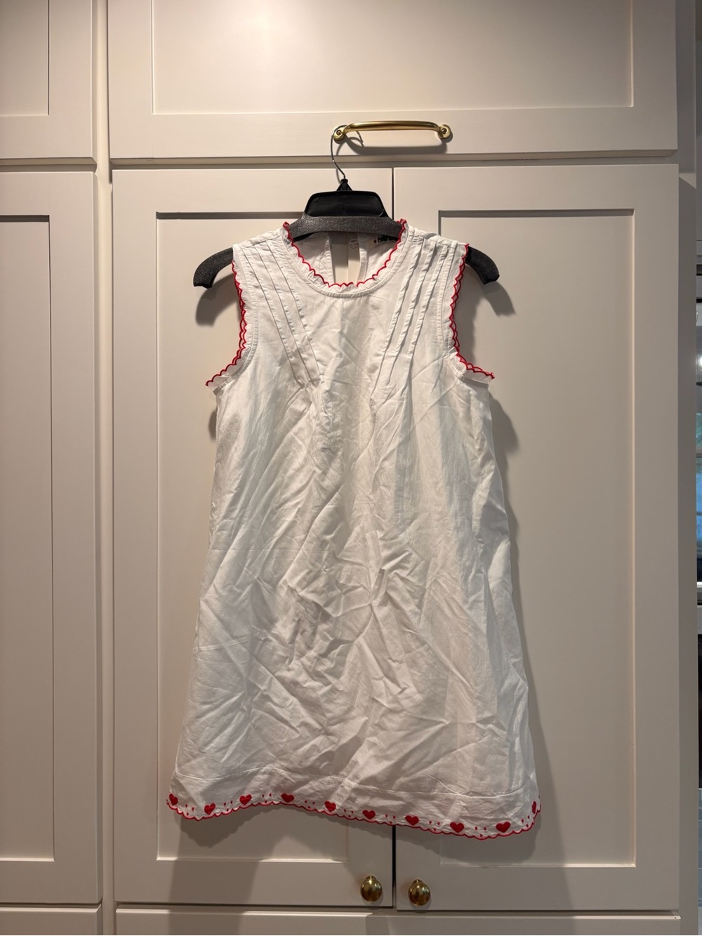 Ciro Luciri White Dress with Red Trim